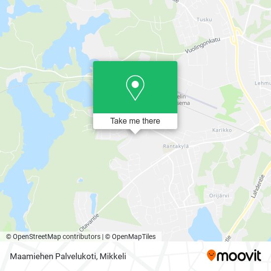 Maamiehen Palvelukoti map