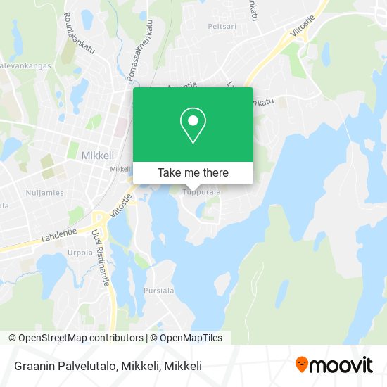 Graanin Palvelutalo, Mikkeli map