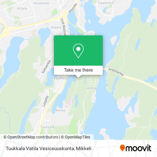 Tuukkala Vatila Vesiosuuskunta map