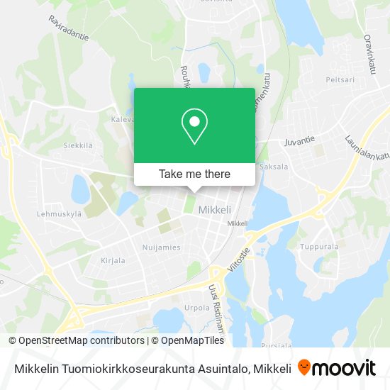 Mikkelin Tuomiokirkkoseurakunta Asuintalo map