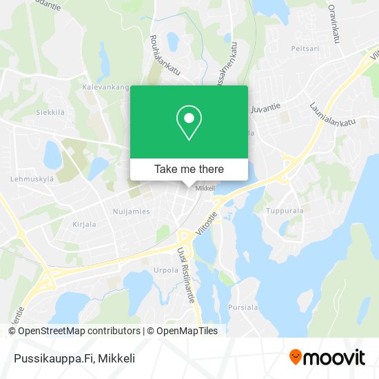 Pussikauppa.Fi map