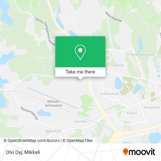 Olvi Oyj map