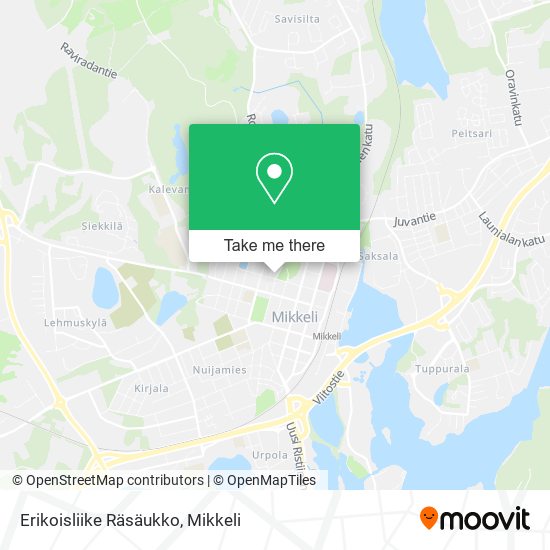 Erikoisliike Räsäukko map