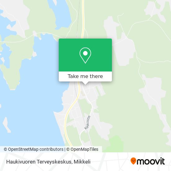 Haukivuoren Terveyskeskus map