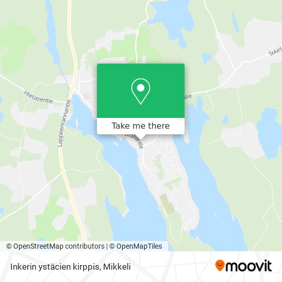 How to get to Inkerin ystäcien kirppis in Ristiina by Bus?