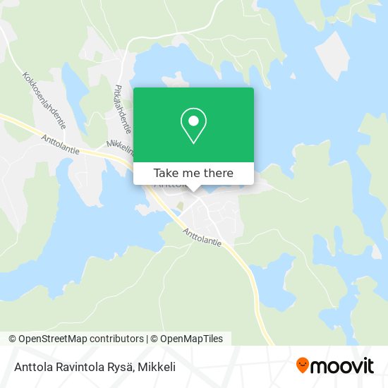 Anttola Ravintola Rysä map