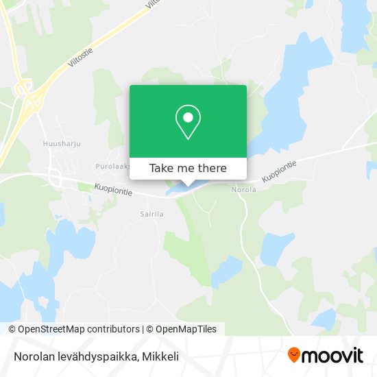 Norolan levähdyspaikka map