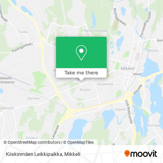 Kiiskinmäen Leikkipaikka map