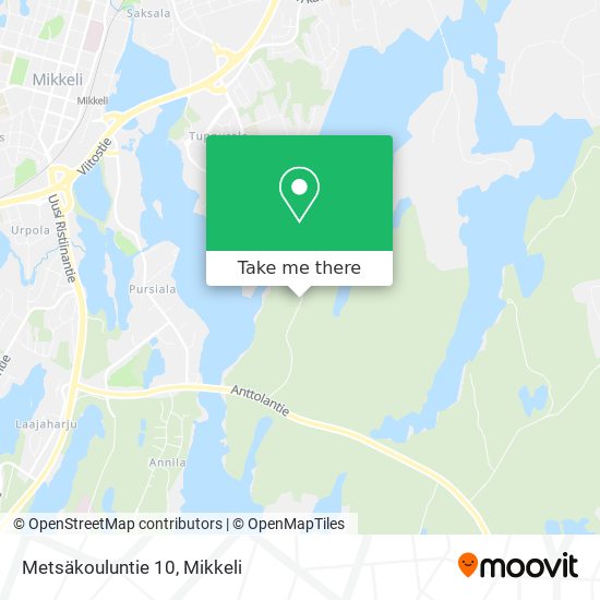 Metsäkouluntie 10 map