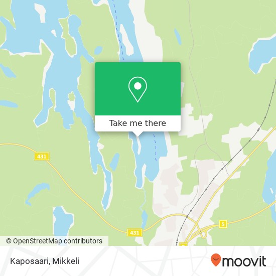 Kaposaari map