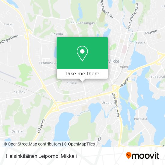 Helsinkiläinen Leipomo map