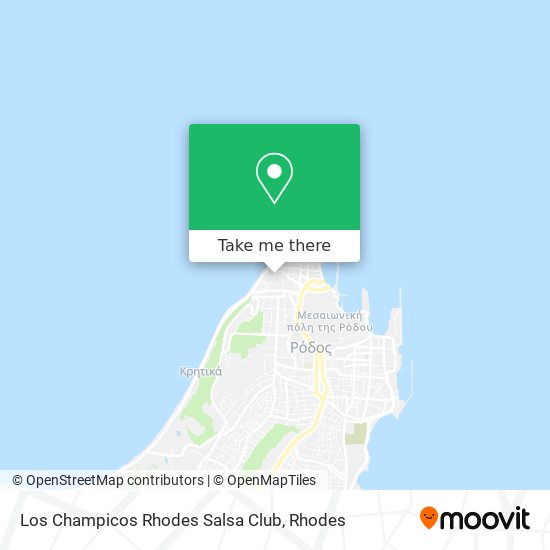 Los Champicos Rhodes Salsa Club map