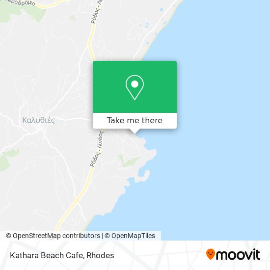 Kathara Beach Cafe map