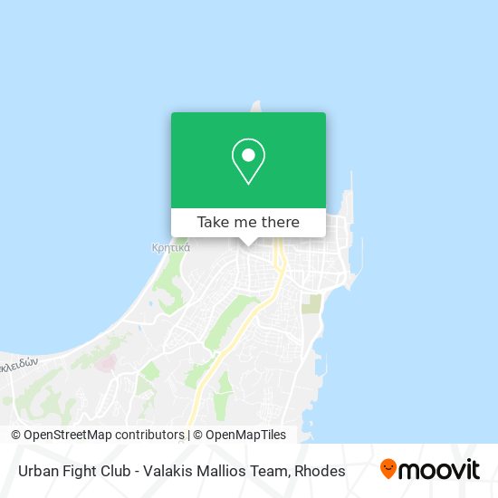 Urban Fight Club - Valakis Mallios Team map