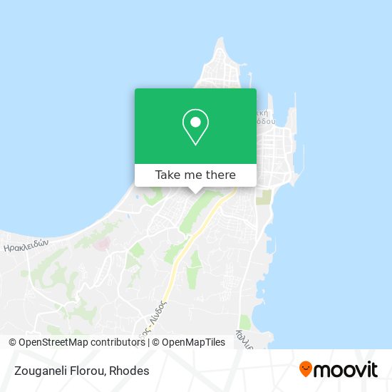 Zouganeli Florou map