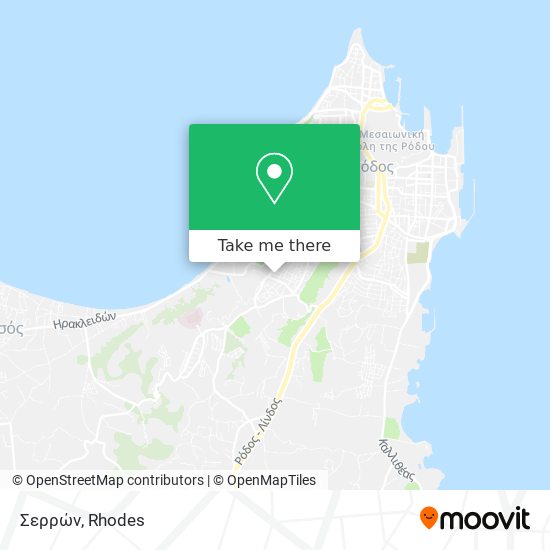 Σερρών map