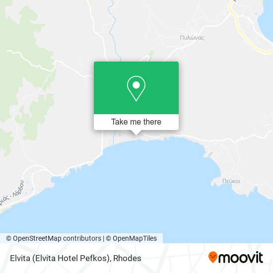 Elvita (Elvita Hotel Pefkos) map