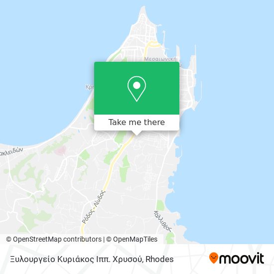 Ξυλουργείο Κυριάκος Ιππ. Χρυσού map