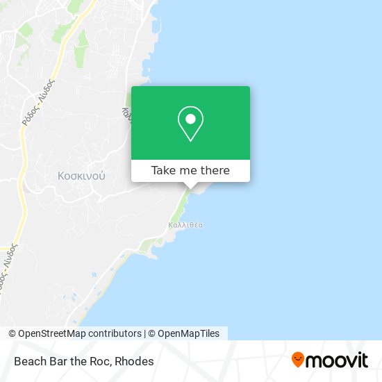 Beach Bar the Roc map