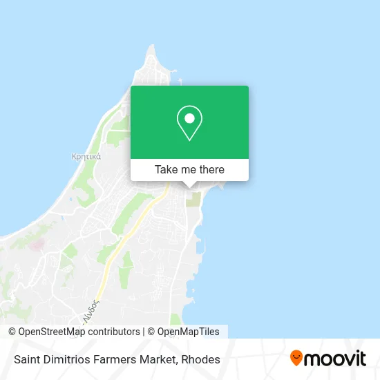 Saint Dimitrios Farmers Market map