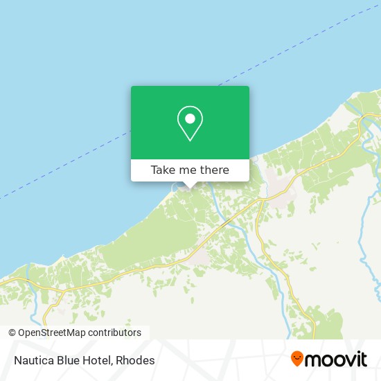 Nautica Blue Hotel map