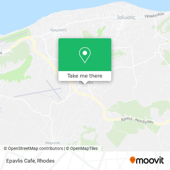 Epavlis Cafe map