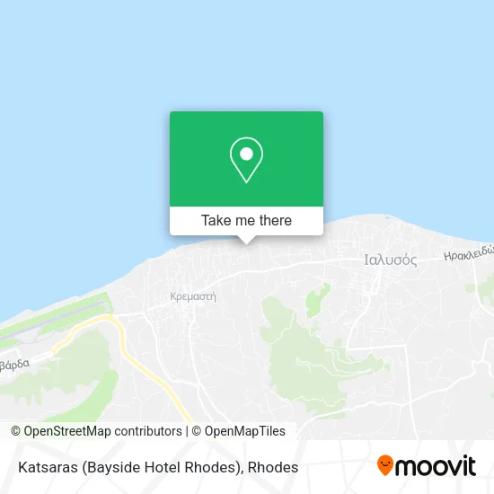 Katsaras (Bayside Hotel Rhodes) map