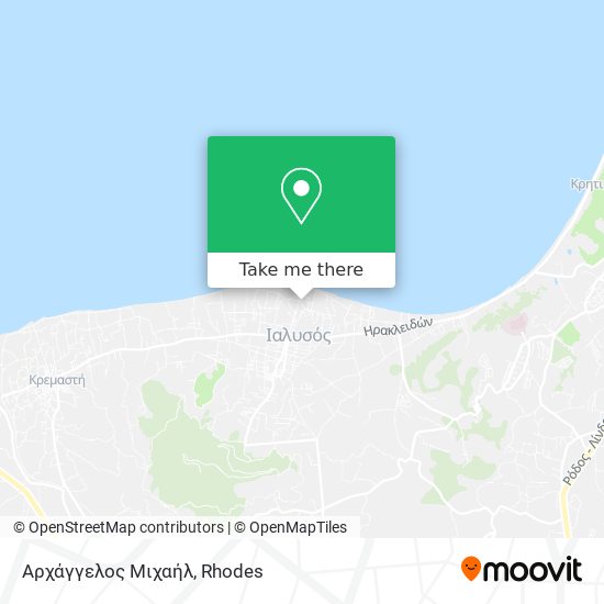 Αρχάγγελος Μιχαήλ map