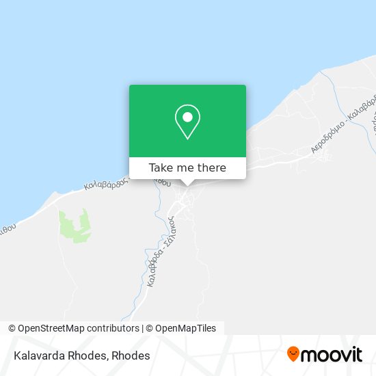 Kalavarda Rhodes map