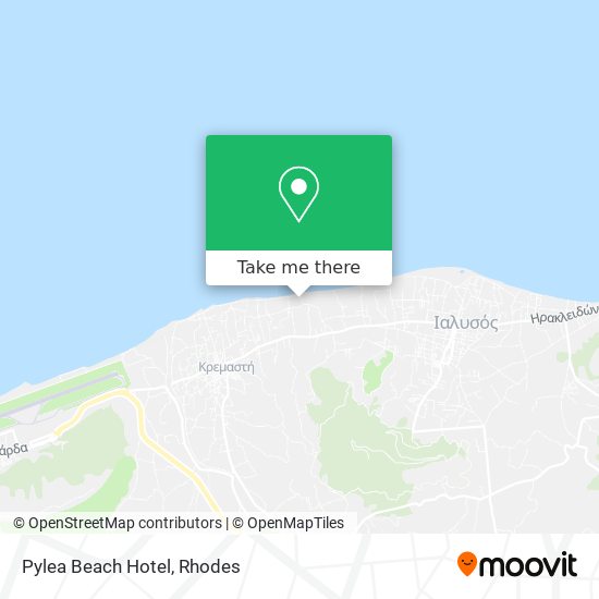 Pylea Beach Hotel map