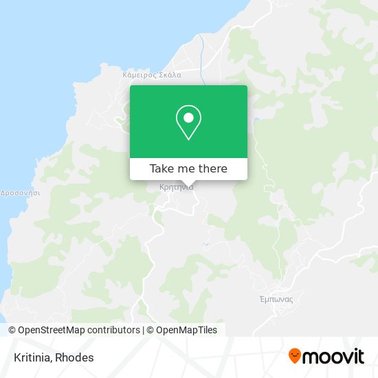 Kritinia map
