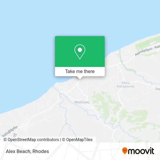 Alex Beach map