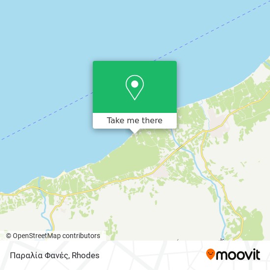 Παραλία Φανές map