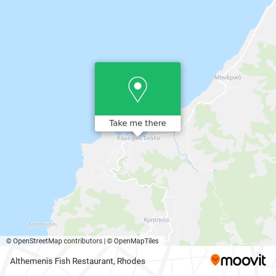 Althemenis Fish Restaurant map