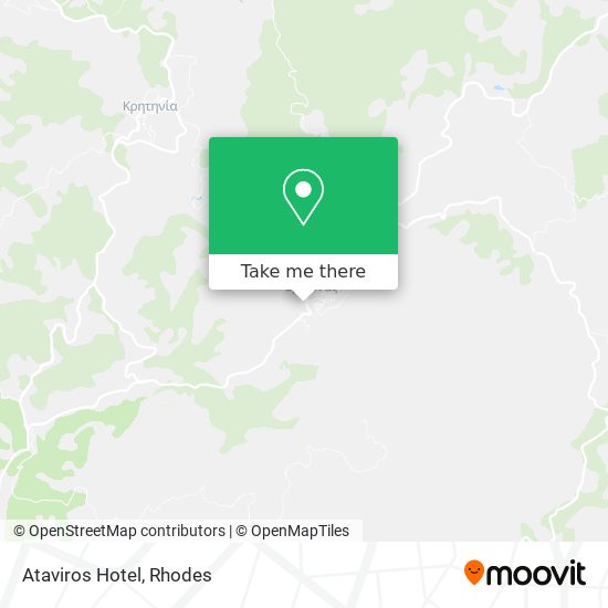 Ataviros Hotel map