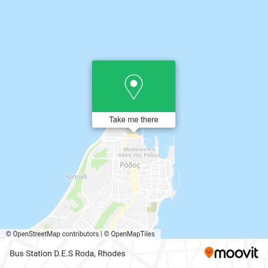 Bus Station D.E.S Roda map