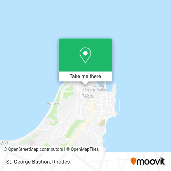 St. George Bastion map