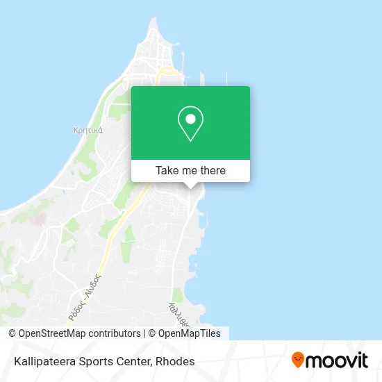 Kallipateera Sports Center map