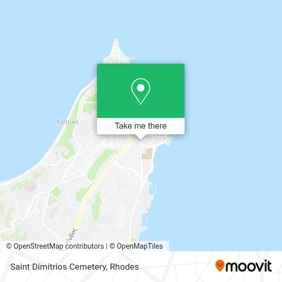 Saint Dimitrios Cemetery map