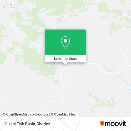 Gizani Fish Basin map