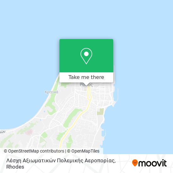 Λέσχη Αξιωματικών Πολεμικής Αεροπορίας map