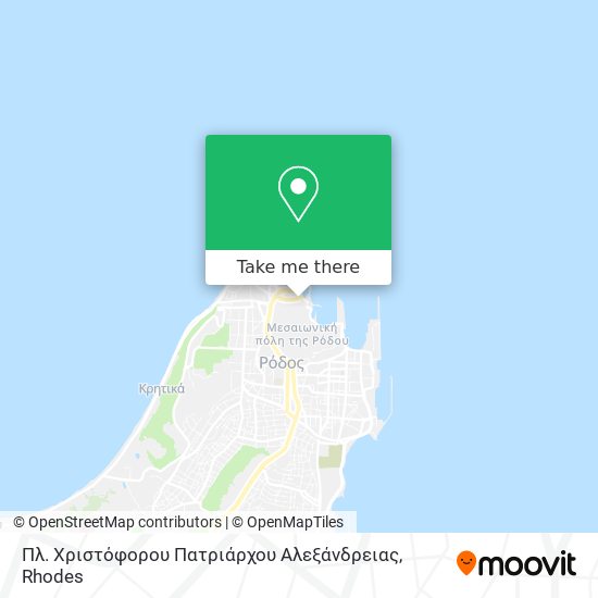 Πλ. Χριστόφορου Πατριάρχου Αλεξάνδρειας map