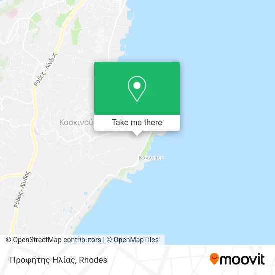 Προφήτης Ηλίας map