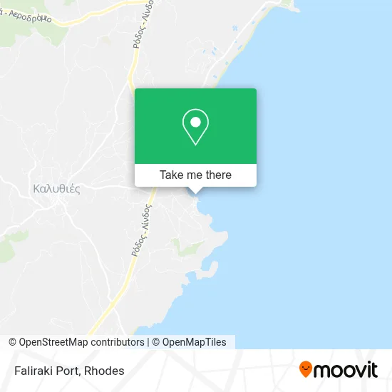 Faliraki Port map