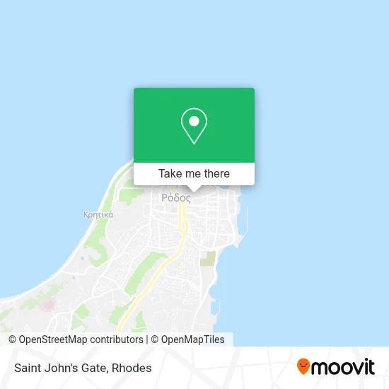 Saint John's Gate map