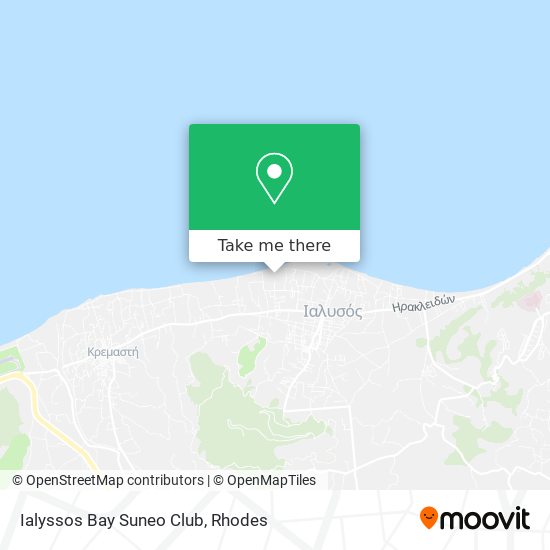 Ialyssos Bay Suneo Club map