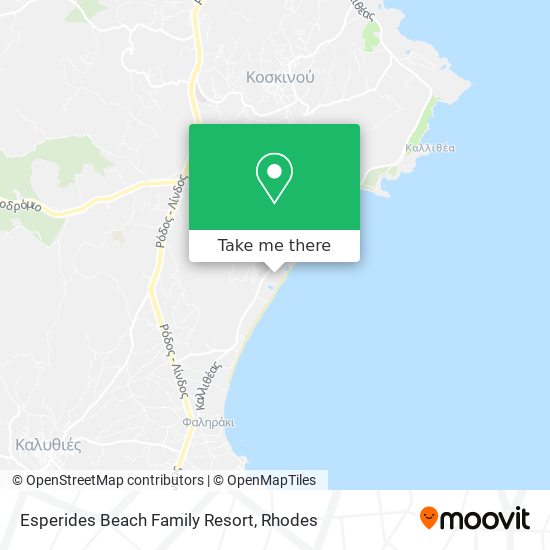 Esperides Beach Family Resort map