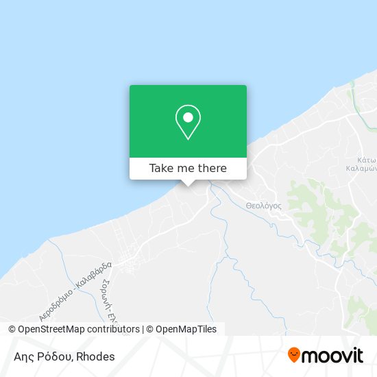 Αης Ρόδου map