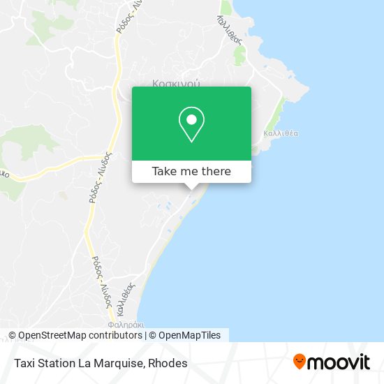 Taxi Station La Marquise map