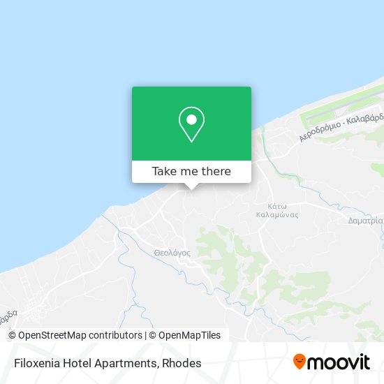 Filoxenia Hotel Apartments map